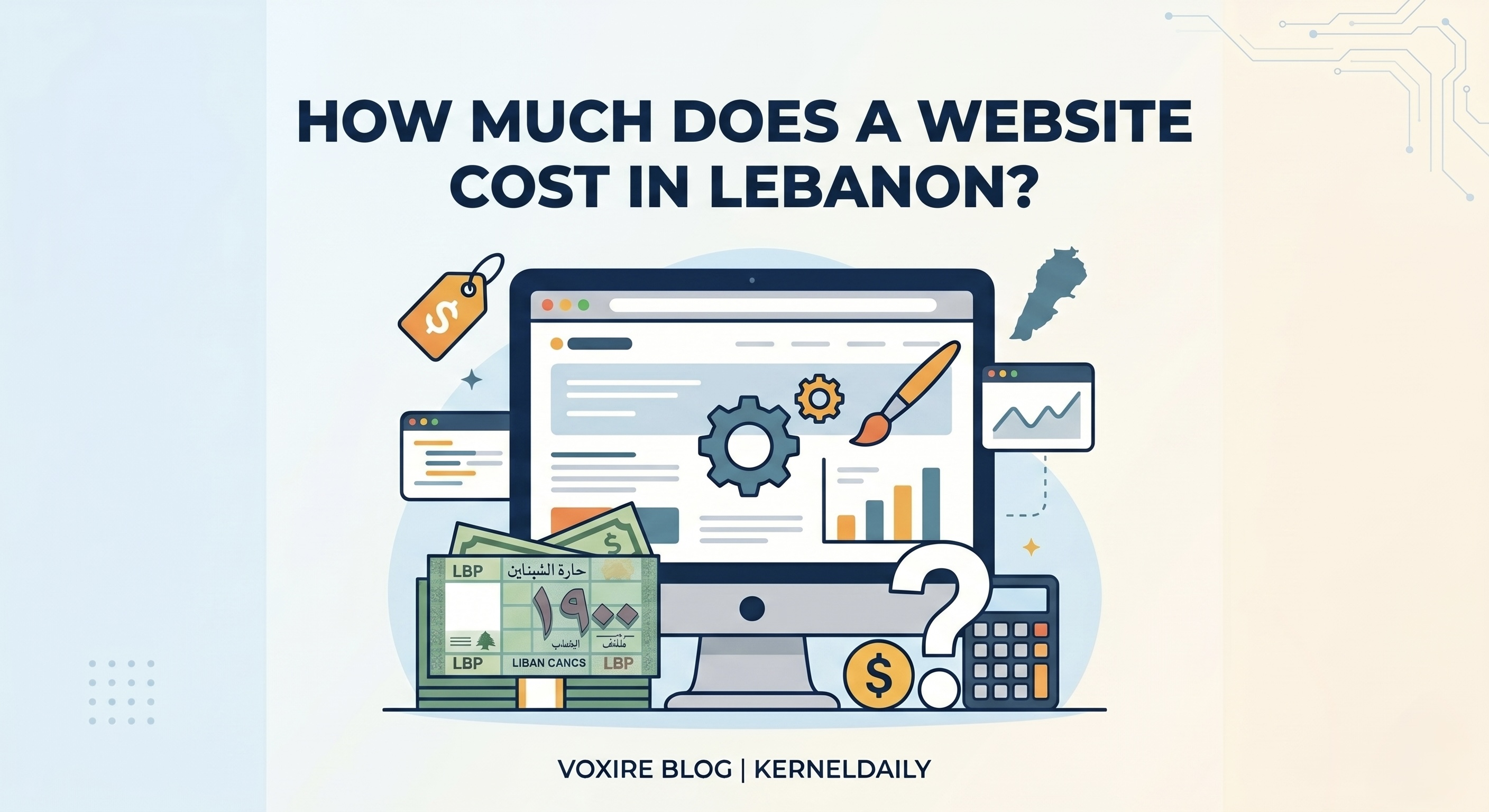 How much does a website cost in Lebanon?